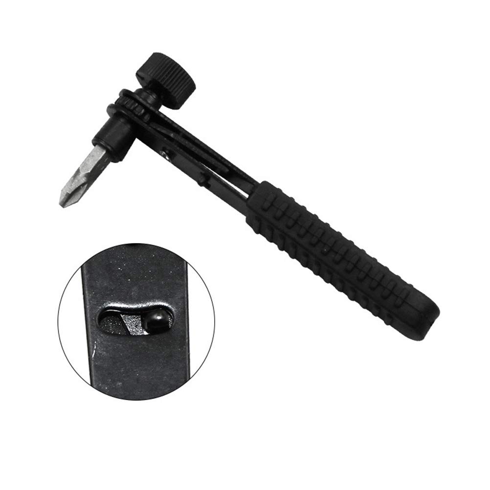 Hemobllo Ratcheting Wrench Set - Compact Pocket Screwdriver & Mini Ratchet Tool Kit for Tight Spaces, DIY Repairs, Automotive, and Home Maintenance - Multifunctional Combination Wrench with Storage Case
