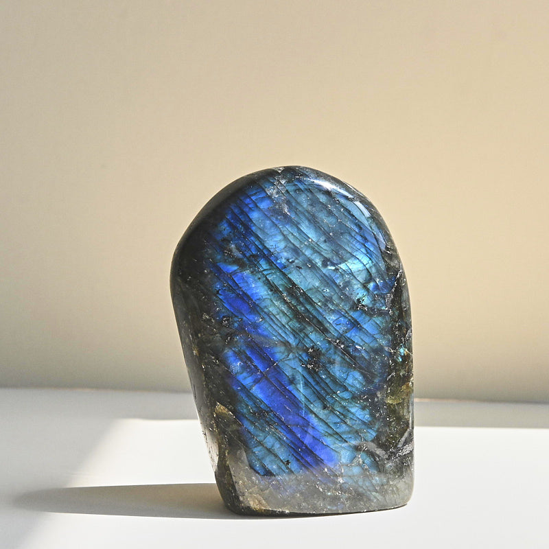 Natural Labradorite Free Form Polished Stone - Healing Crystal for Meditation, Home Decor & Jewelry Making | Spiritual Energy & Chakra Balancing