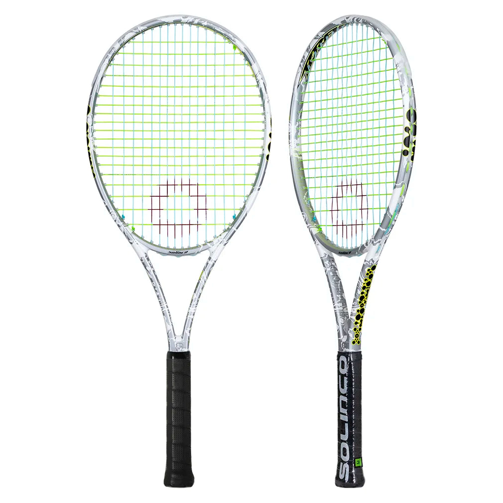 Brain Dead Whiteout V2 Tennis Racket - Premium Performance Racquet for Competitive Play & Training - Perfect for Tennis Enthusiasts & Club Players