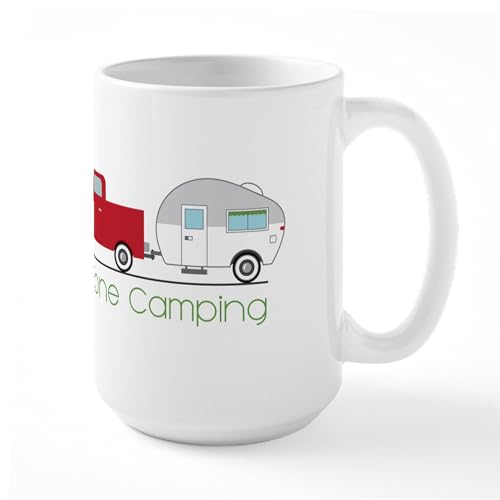 White - Gone Camping Mugs