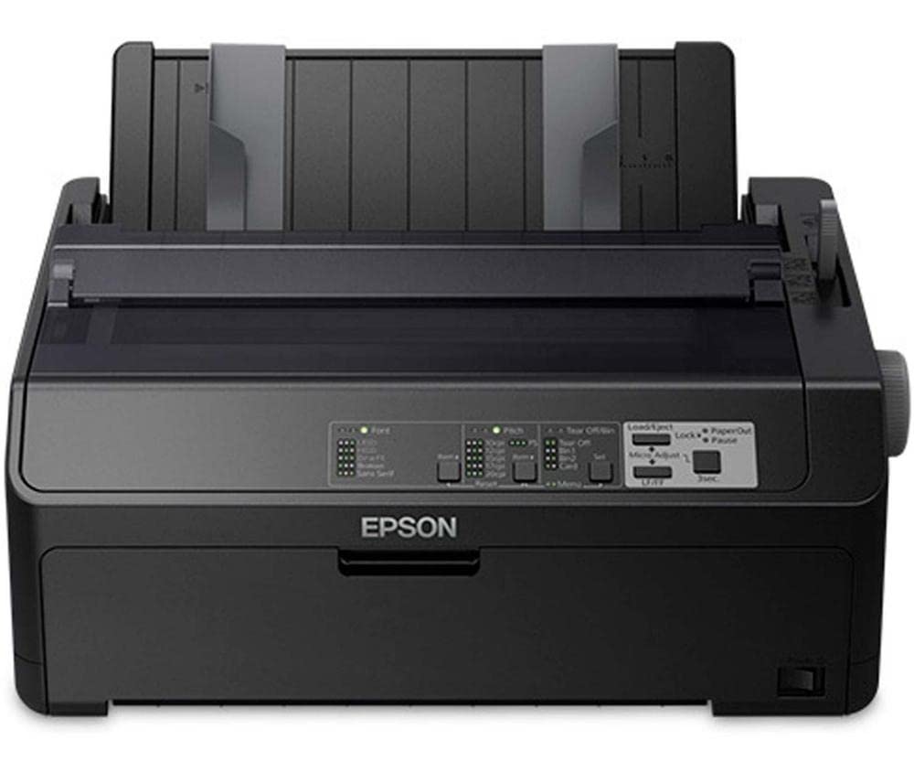 Epson FX-890II Dot Matrix Printer - High-Speed Monochrome Printer for Business, Office, and Industrial Use | Perfect for Invoices, Shipping Labels, and Multi-Part Forms