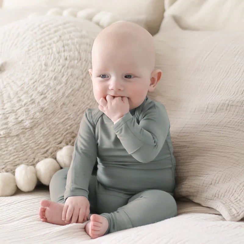 Gunamuna 2-in-1 Convertible Baby Footie Pajamas - Soft Cotton Sleepwear for Newborn to 24 Months | Cozy & Safe for Nighttime & Daytime Wear