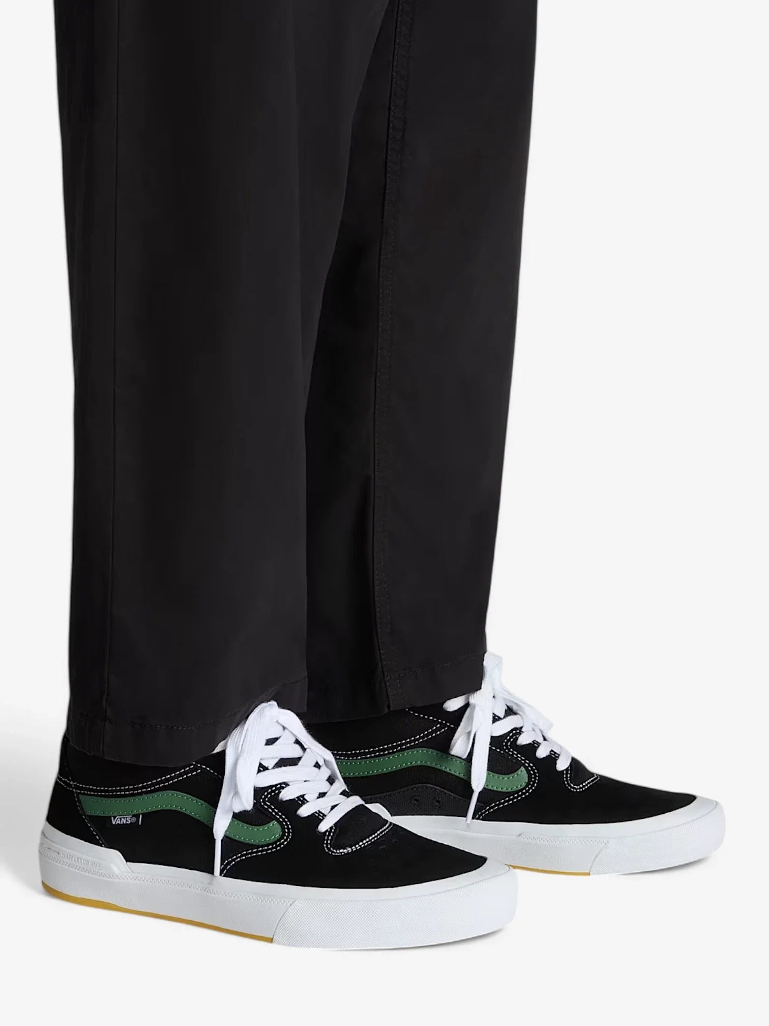 Vans BMX Style 114 Skate Shoes - Black, Green & Yellow Sneakers for Men & Women | Perfect for Skateboarding, BMX Riding & Street Fashion