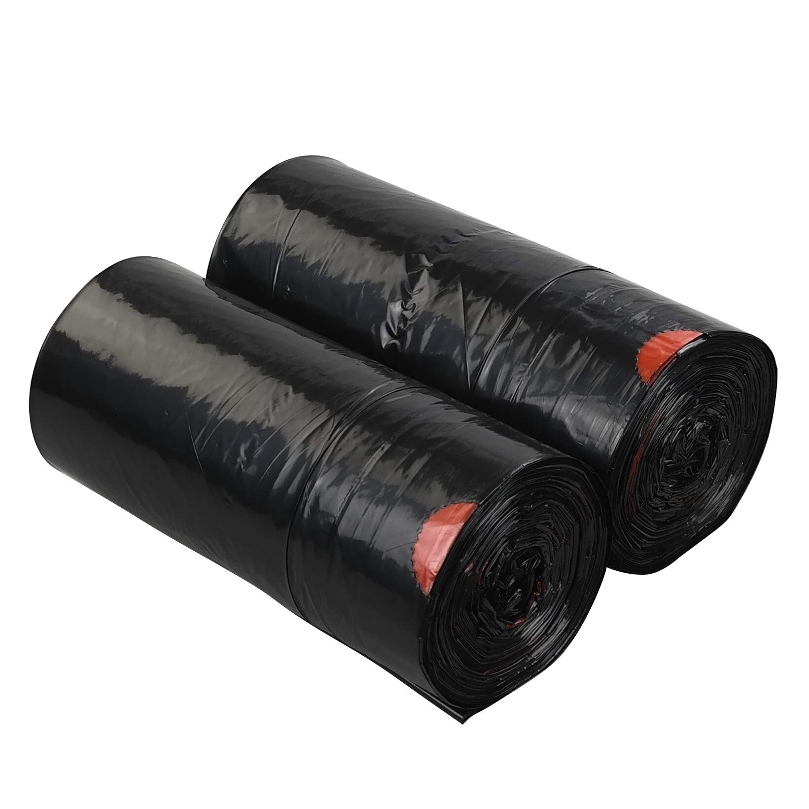 Teyyvn 4 Gallon Black Drawstring Trash Bags - 220 Count | Heavy Duty Kitchen & Bathroom Waste Bags for Home & Office Use
