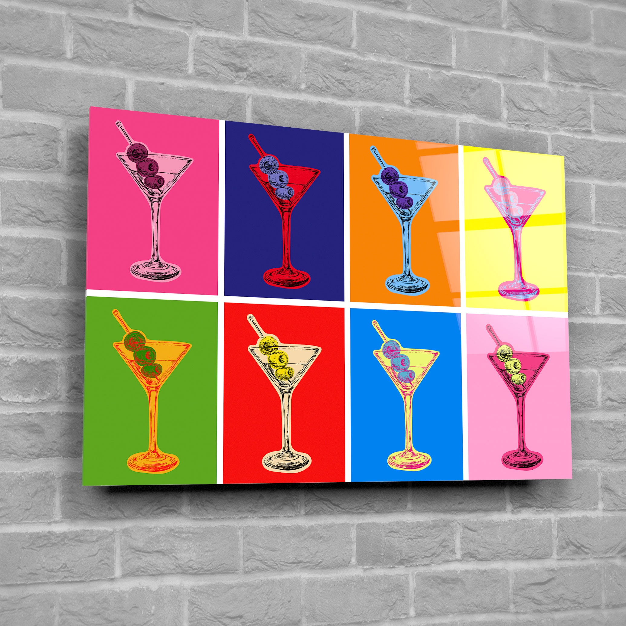 Premium Martini Glasses Set of 4 - 10oz Crystal Clear Cocktail Glasses for Martinis, Cosmopolitans & Margaritas - Elegant Stemware for Home Bar, Parties & Entertaining