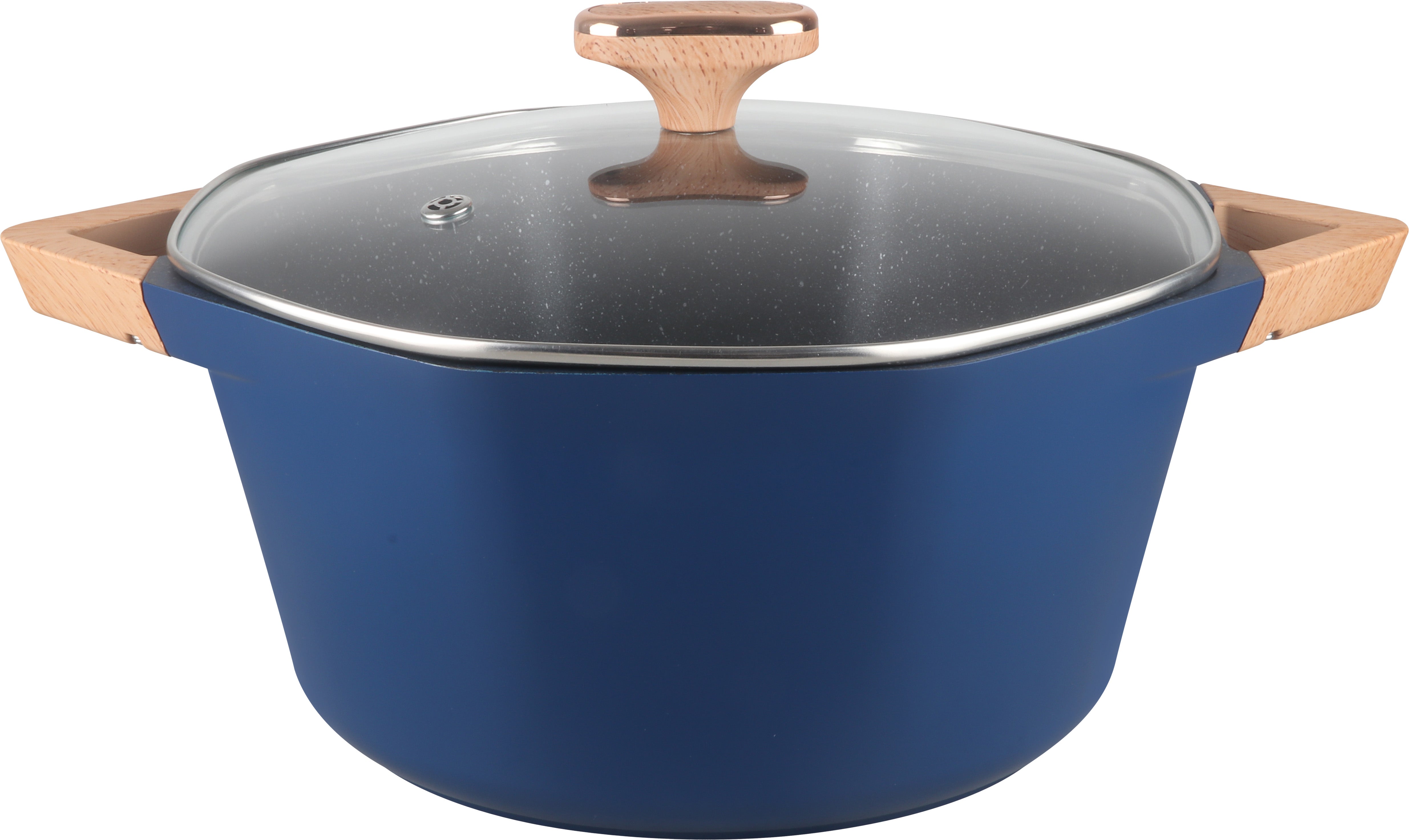 Premium OCTAGON 4-Piece Nonstick Cookware Set - Frying Pan, Saucepan & Pots with Glass Lids - Perfect for Sautéing, Boiling & Frying - Ideal for Home Kitchen & Restaurant Use
