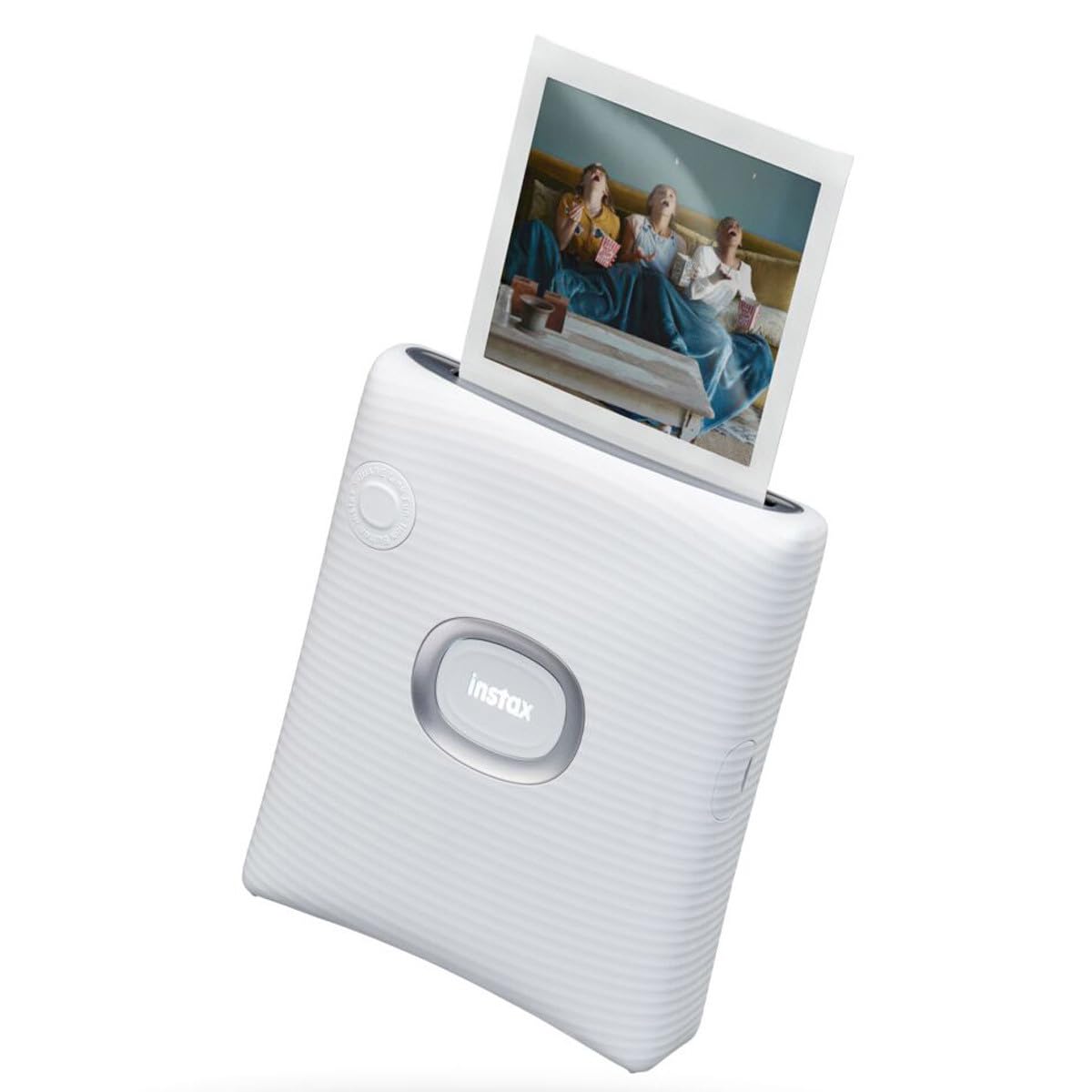 Fujifilm Instax Square Link Smartphone Printer - Wireless Instant Photo Printer for iPhone & Android - Print Memories from Your Phone in Ash White - Perfect for Parties, Travel & Scrapbooking