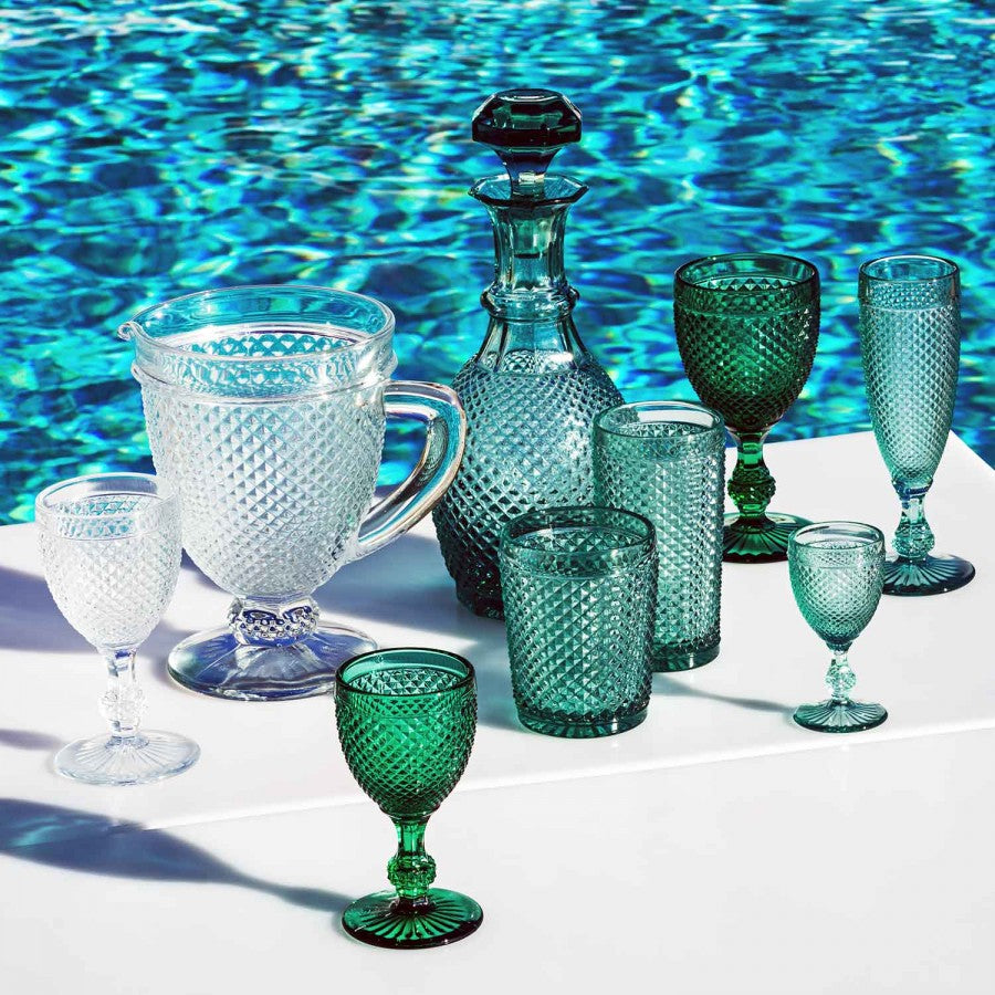 Bicos Clear Glass Pitcher - Perfect for Iced Tea, Lemonade & Water - Elegant Serving Pitcher for Parties, Restaurants & Home Use