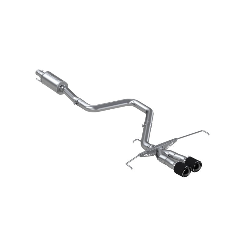 MBRP Hyundai Veloster Turbo Cat Back Exhaust System - T304 Stainless Steel with Carbon Fiber Tip (2019+ Models) - High Performance Exhaust for Racing & Street Driving