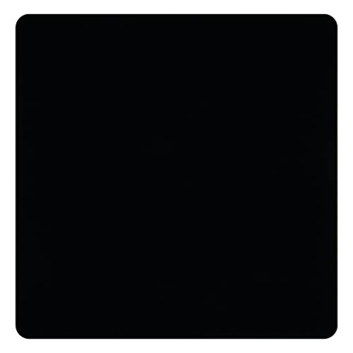 Allsop Naturesmart Large Mouse Pad 13.3 x 13.3 Inches - Ergonomic Non-Slip Desk Mat for Gaming & Office Work - Black Computer Accessory for PC, Laptop & Mac Users