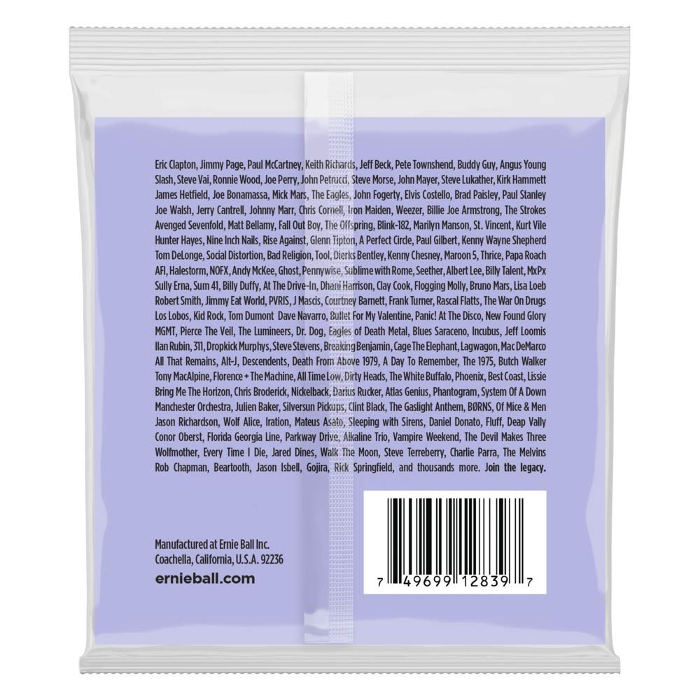 Ernie Ball 6-String Baritone Slinky Nickel Wound Electric Guitar Strings, 13-72 Gauge (P02839) - Perfect for Heavy Riffs, Drop Tuning & Extended Range Playing