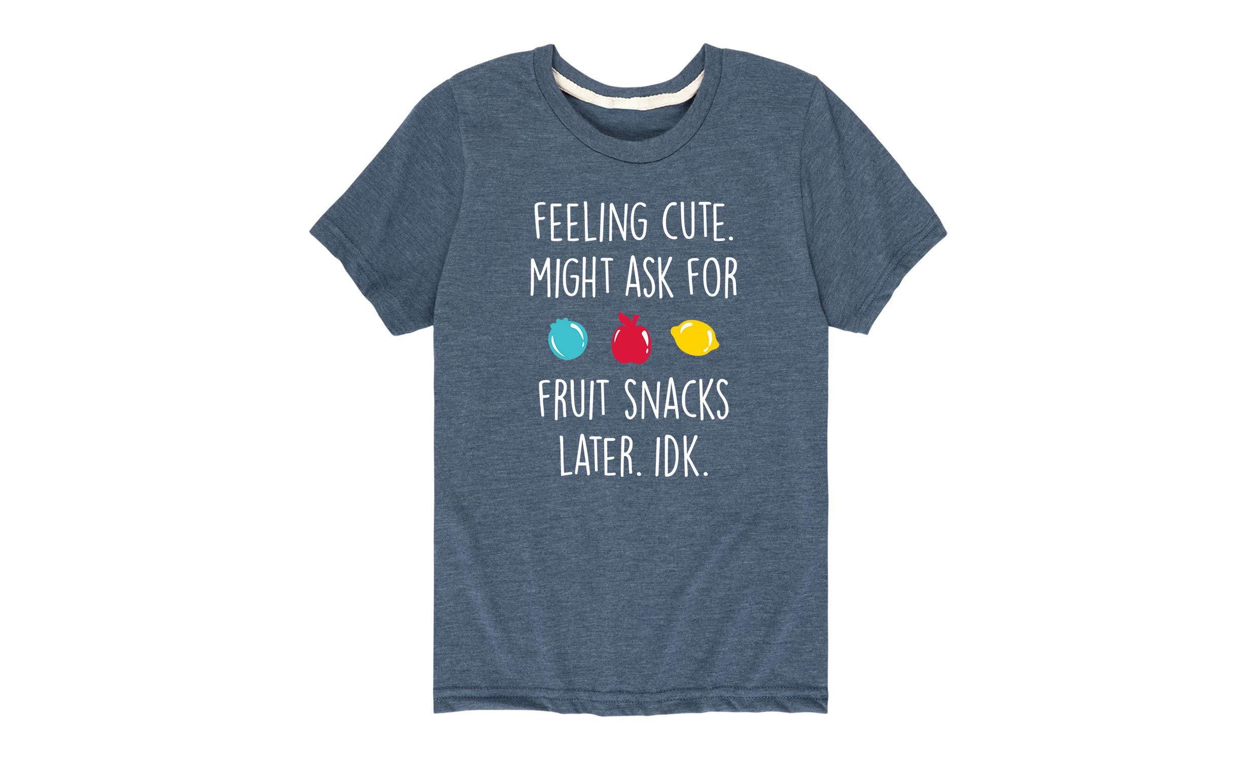 Toddler & Youth Short Sleeve Graphic T-Shirt with 'Instant Message - Might Ask for Fruit Snacks' Print - Cute Playtime & Everyday Outfit for Kids