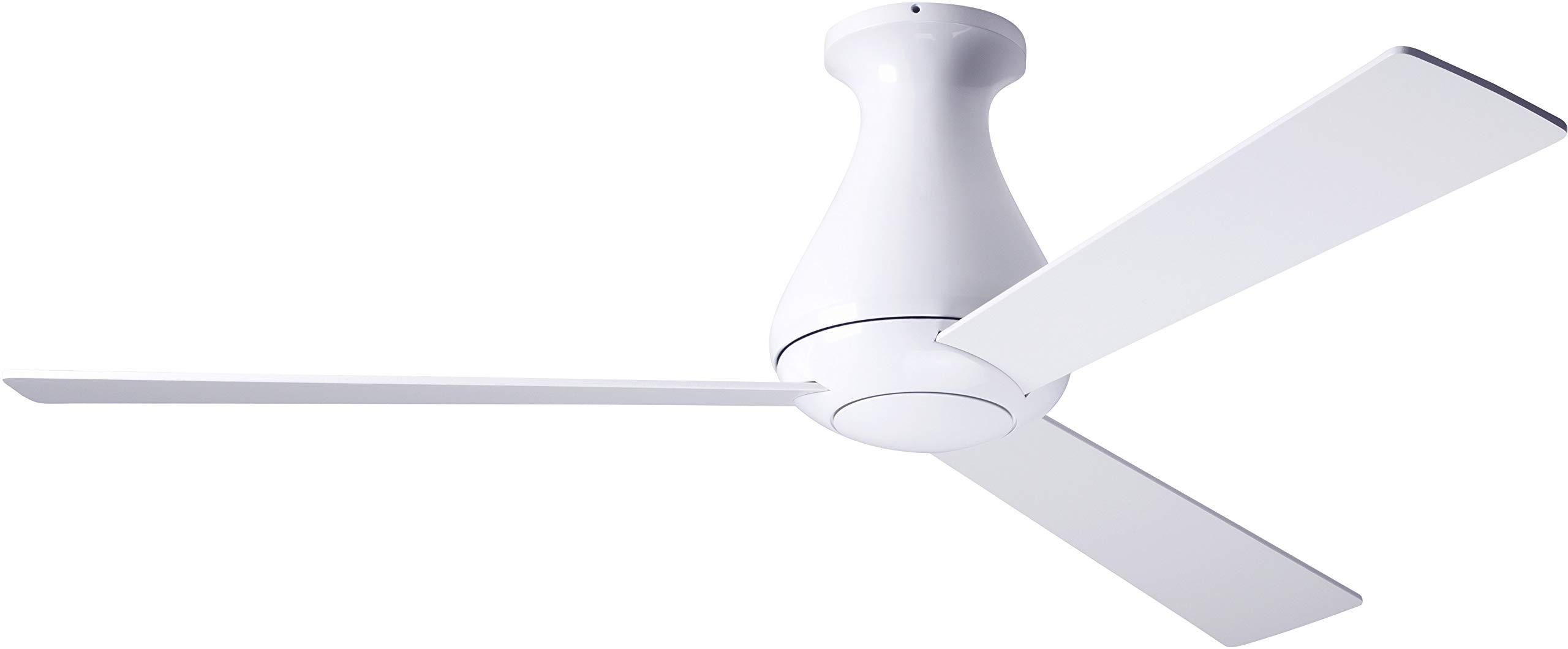 Altus Collection 52 Inch White Ceiling Fan with 27-Inch Blades - Transitional Design for Living Room & Bedroom