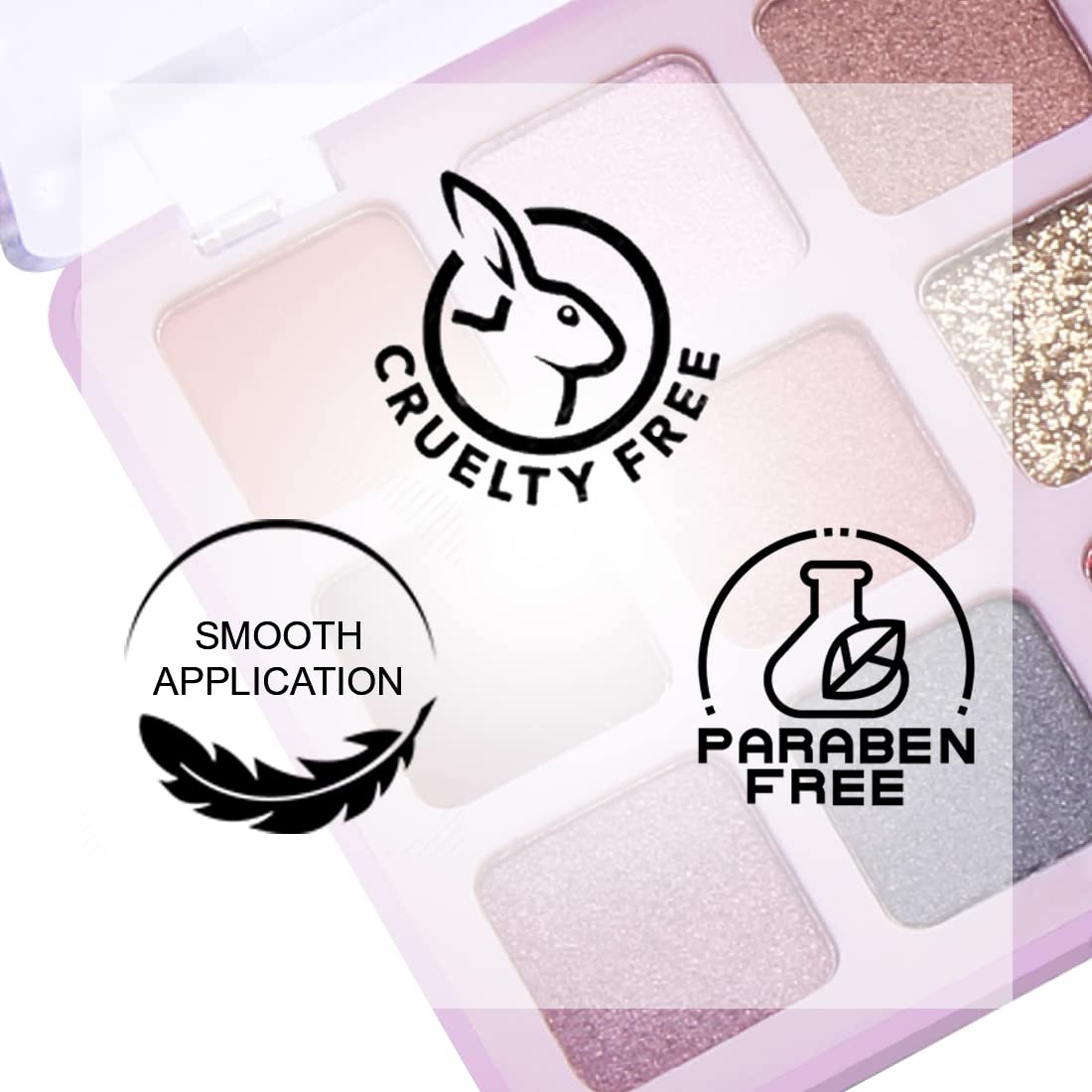 Seven Seas 13-Color Glitter Eyeshadow Palette - Natural Shimmer for Day & Night Looks