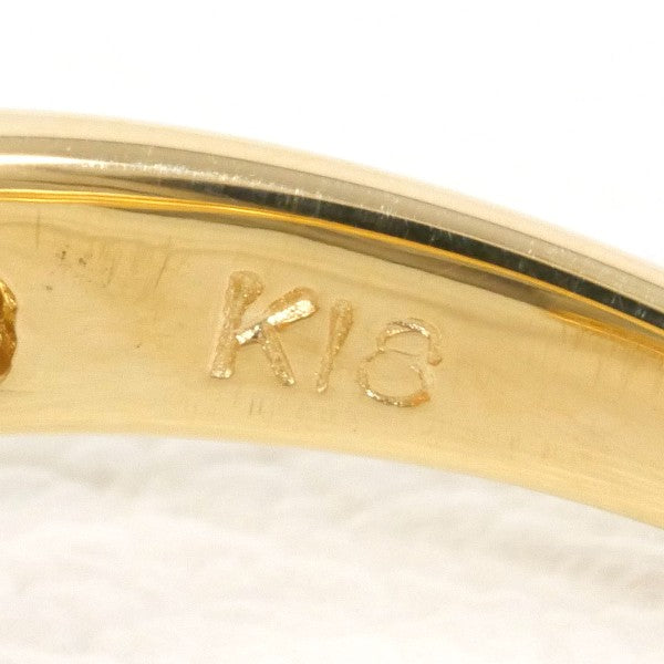 18K Yellow Gold Coral Diamond Ring for Women - Elegant Handmade Jewelry for Weddings, Anniversaries & Special Occasions