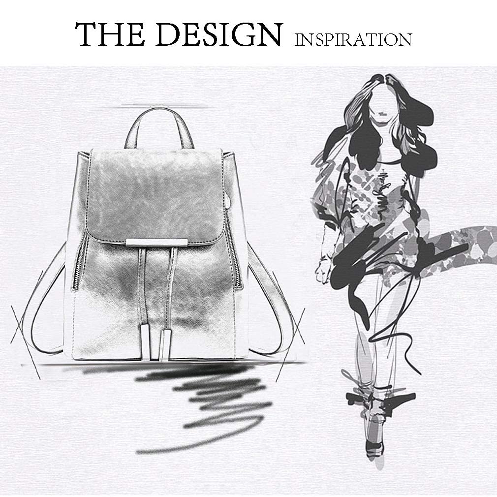 Stylish Women's Small PU Leather Backpack - Anti-Theft Waterproof Mini Rucksack for School, Travel & Daily Use | Fashionable Handbag & Casual Daypack for Work, College & Outdoor Adventures