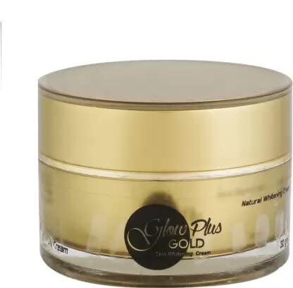 Glow Plus GOLD Night Cream - Brightening & Pore Cleansing Face Moisturizer (30g) for Radiant Skin | Perfect for Nighttime Skincare Routine & Anti-Aging Treatment