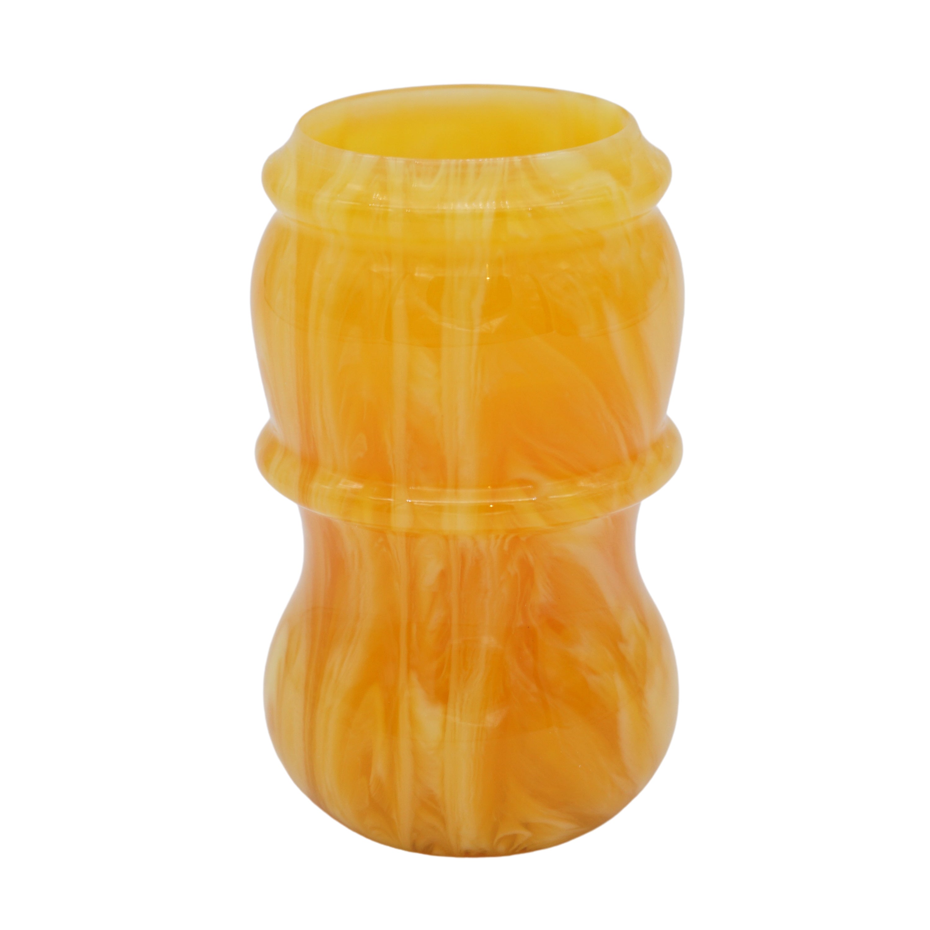 Premium Amber Handmade Shaving Brush Handle - Fits 24mm & 26mm Knots - Perfect for Wet Shaving & Grooming Gifts for Men