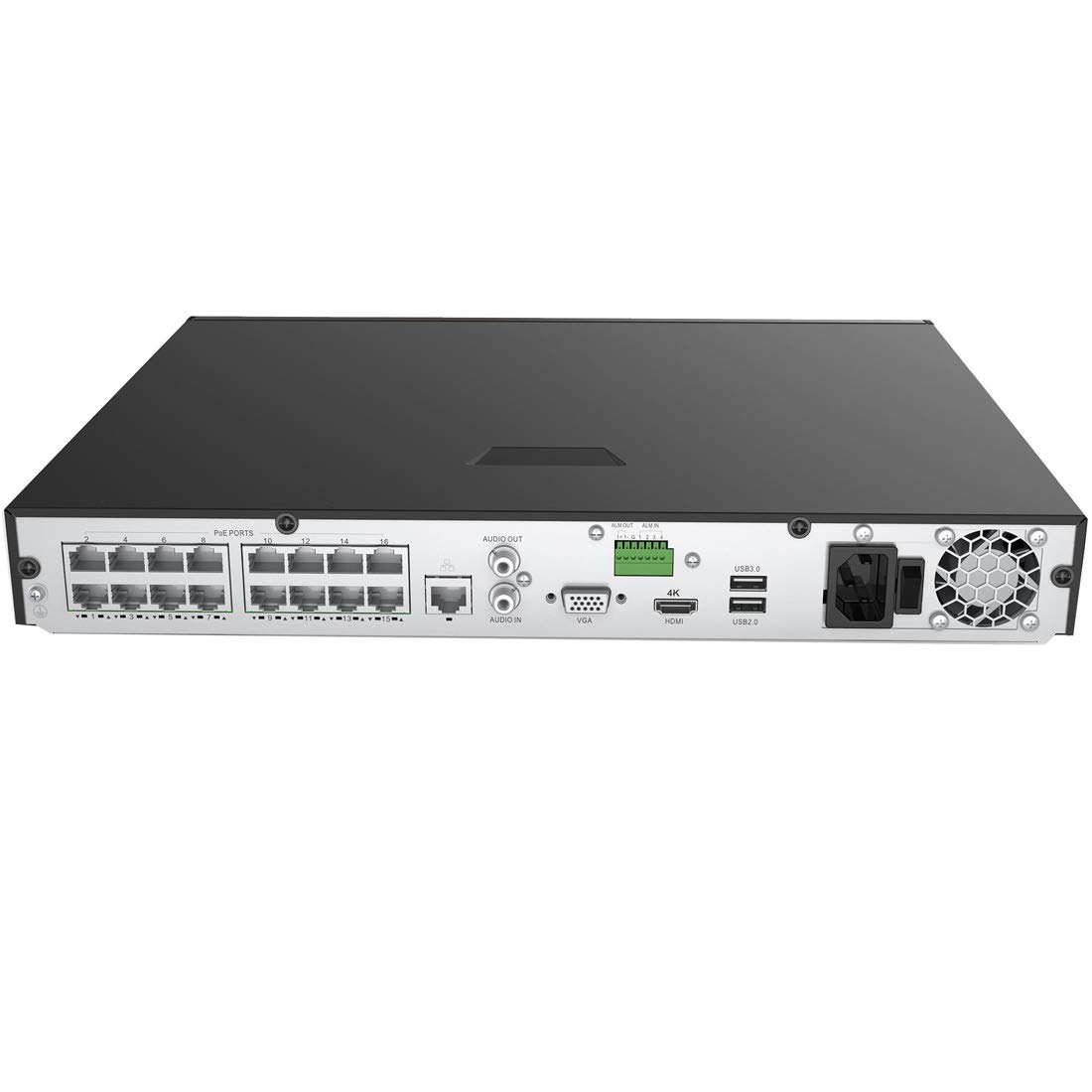 Revo America Ultra 16 Channel 3TB HDD IP NVR Security System with 8 x 4MP Indoor/Outdoor IP Turret Cameras (Built-in Mic) - Remote Viewing via Smartphone, Tablet, PC & Mac - Ideal for Home & Business Surveillance