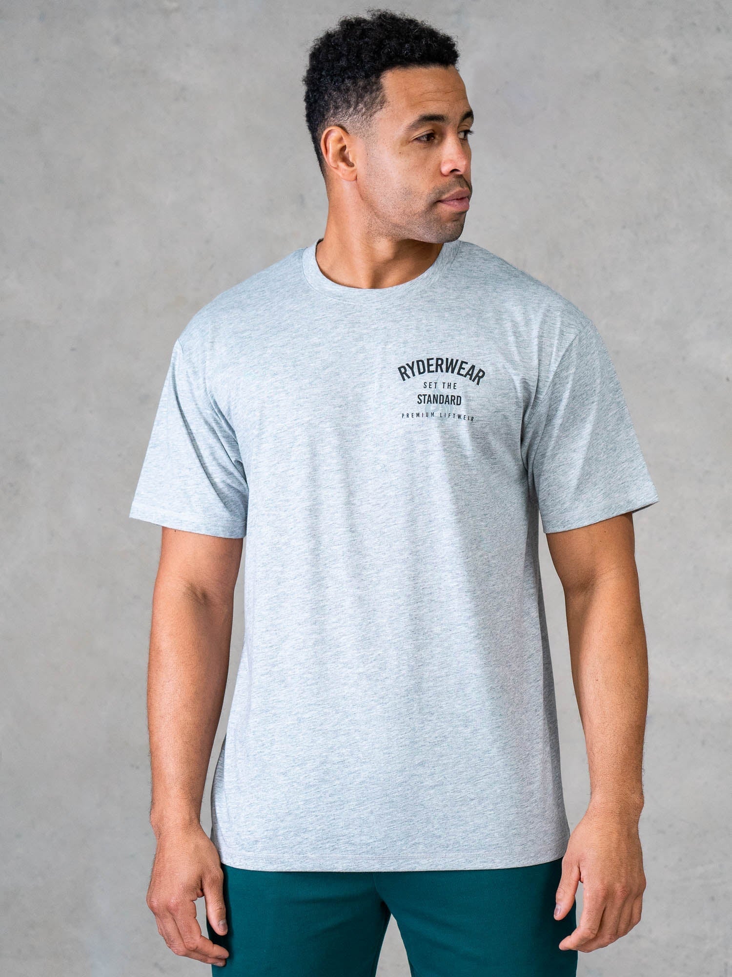 Legacy T-Shirt - Grey Marl | Premium Cotton Comfort Fit Casual Tee for Men & Women | Perfect for Everyday Wear, Gym & Street Style
