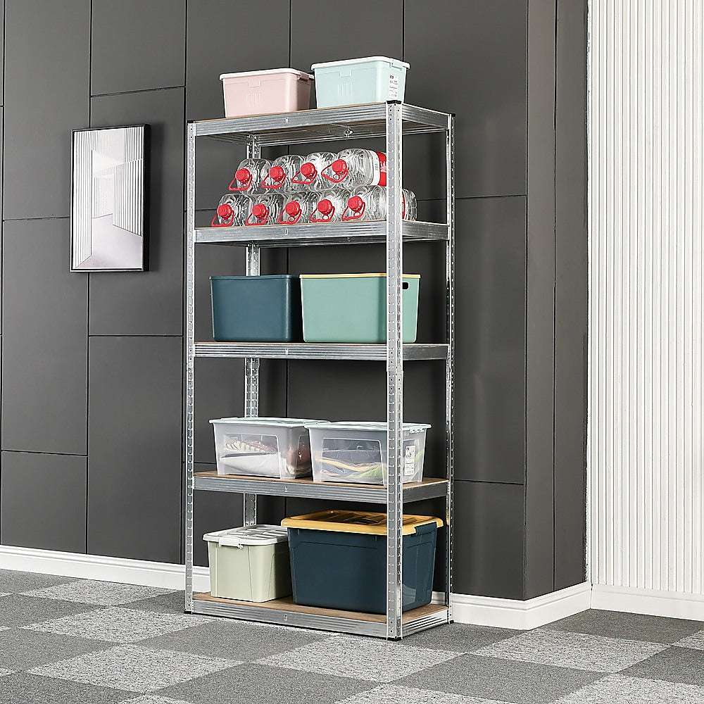 1.8M Heavy Duty Steel Warehouse Shelving Rack - Industrial Storage Shelves for Garage, Pallet & Warehouse Organization | Durable Metal Racking for Home & Business Storage Solutions