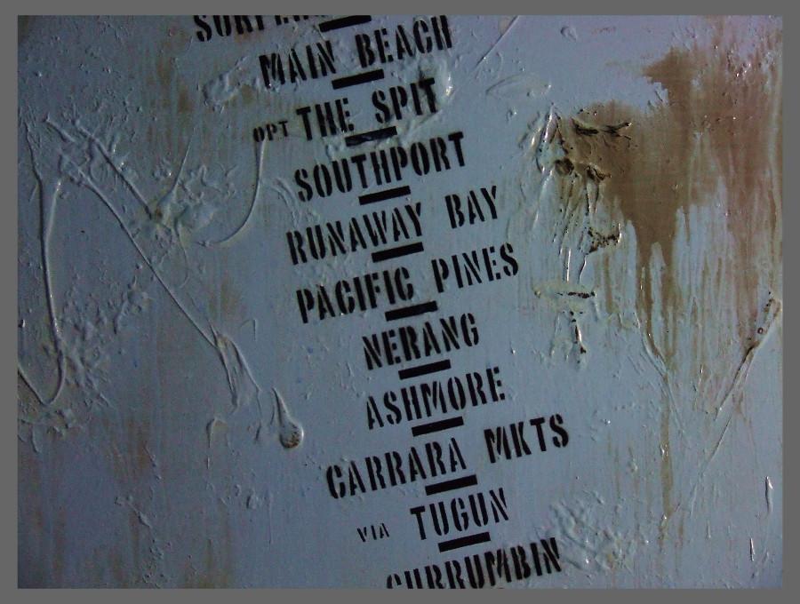 Next Stop Surfers 120cm x 100cm Gold Coast Blue Pop Art Canvas Wall Painting - Perfect for Beach House Decor, Living Room & Office Wall Art