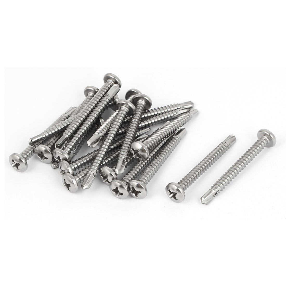 M5.5x50mm Self Tapping Screws - Phillips Pan Head - 20 Pcs - for DIY & Construction