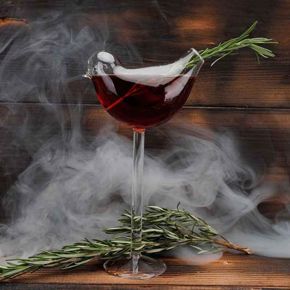 Elegant Bird-Shaped Cocktail Glass Goblet - Decorative Champagne & Red Wine Glass Cup for Home Bar, Restaurant, Party & Wedding Decor