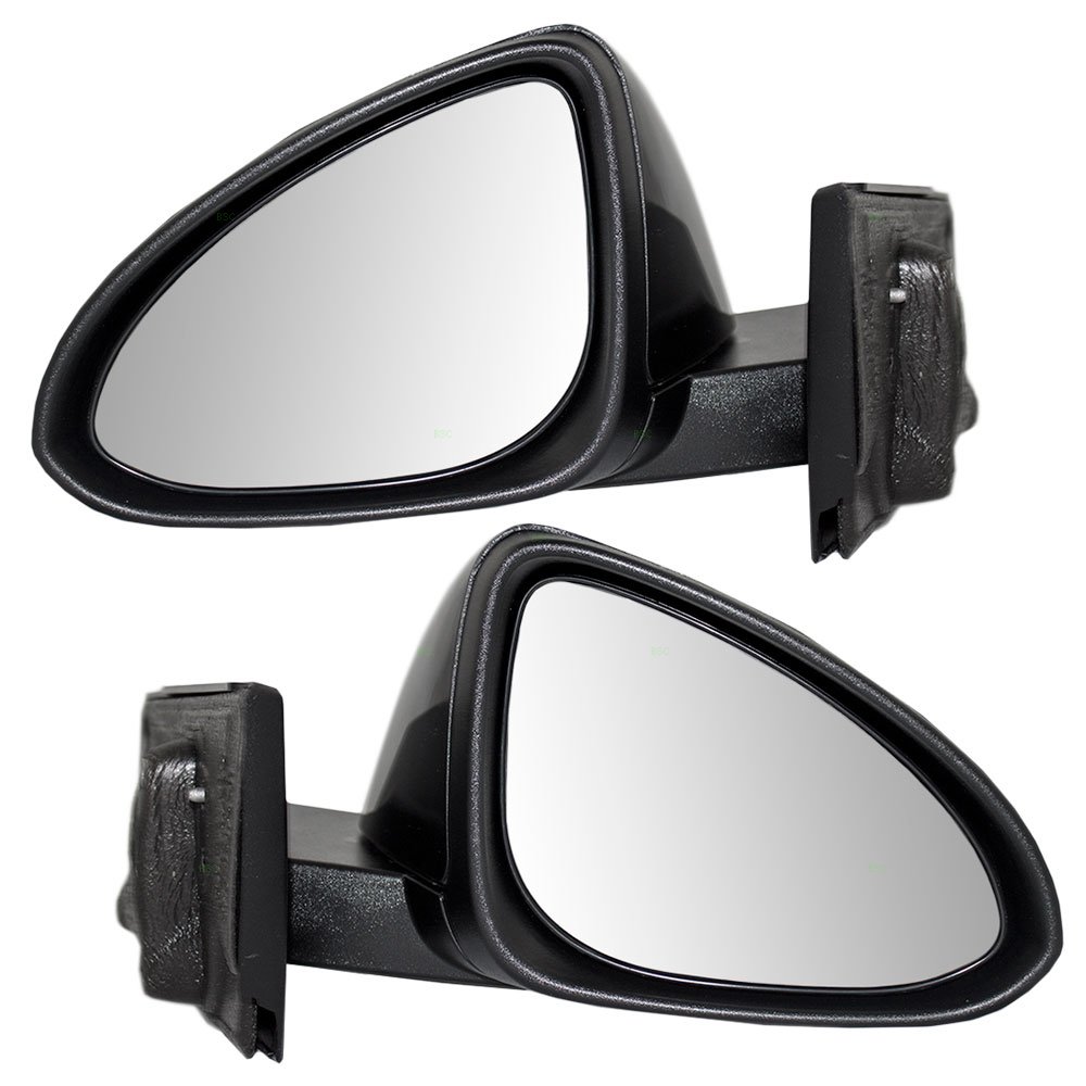 Brock Replacement Power Side Door Mirrors Set - Driver & Passenger Side Compatible with 2013-2015 Chevy Spark & 2016 Spark EV (Part# 95101454, 95101463) - Perfect for Easy Installation & Enhanced Visibility
