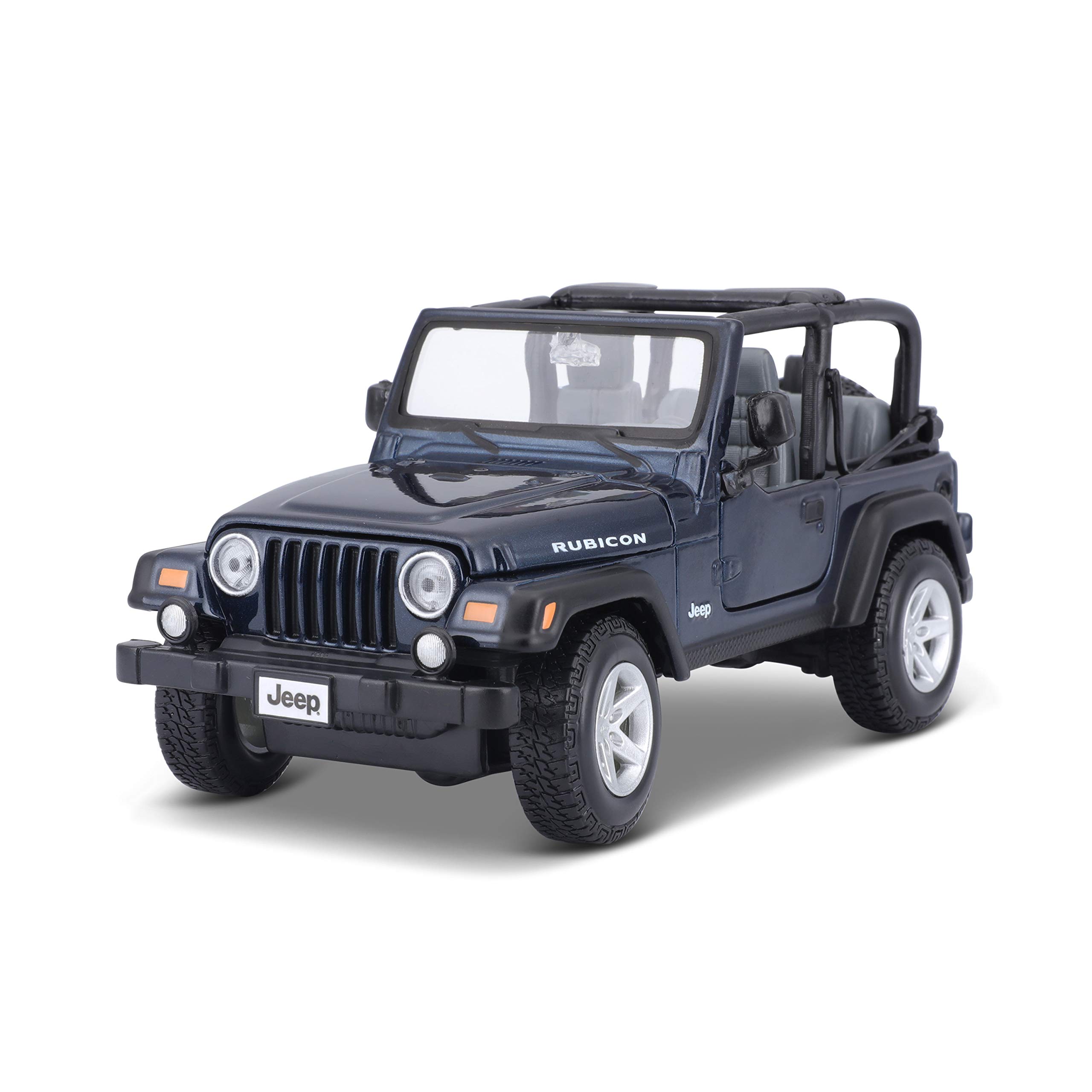 Maisto 1:27 Scale Jeep Wrangler Rubicon Diecast Model Car - Collectible Toy Vehicle for Adults & Kids (Colors May Vary) - Perfect for Display, Gifts, and Car Enthusiast Collections