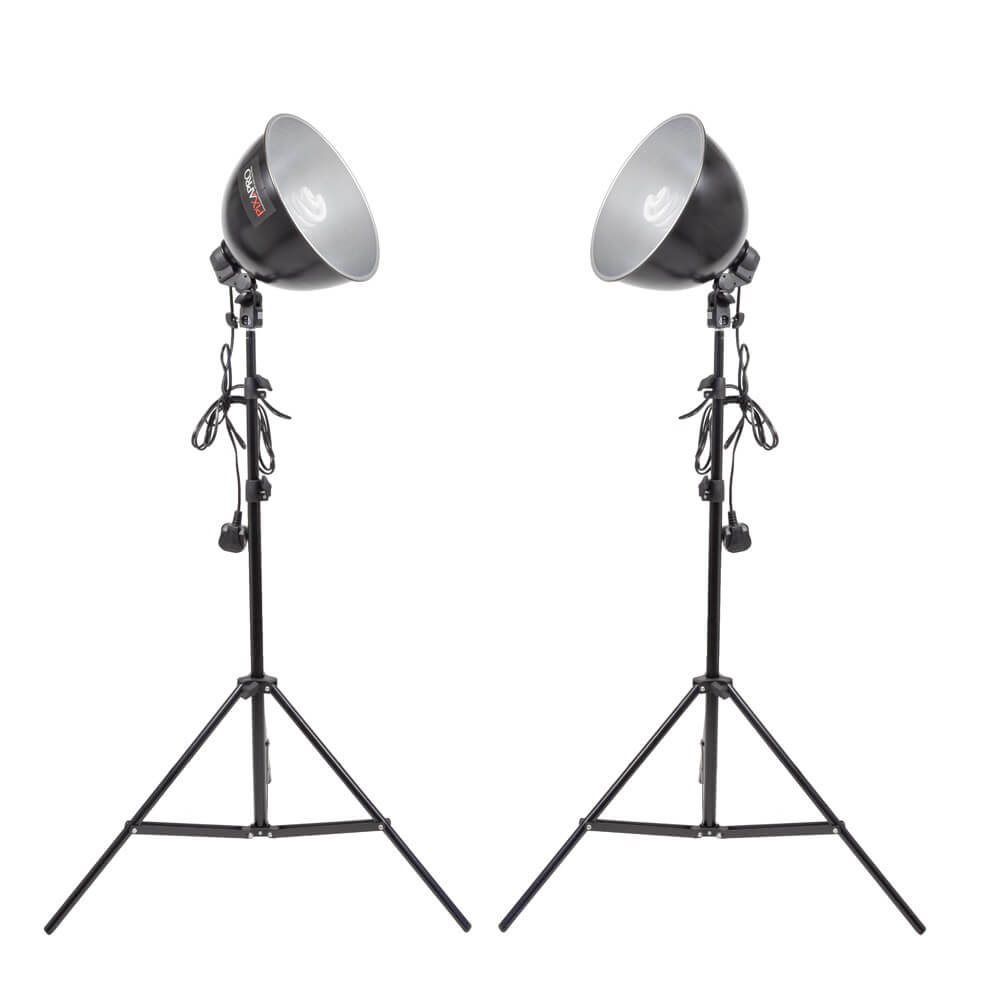 COOLITE Twin Portable Continuous Lighting Kit - Professional Photography & Video Studio Lighting for YouTube, TikTok, Live Streaming & Content Creation