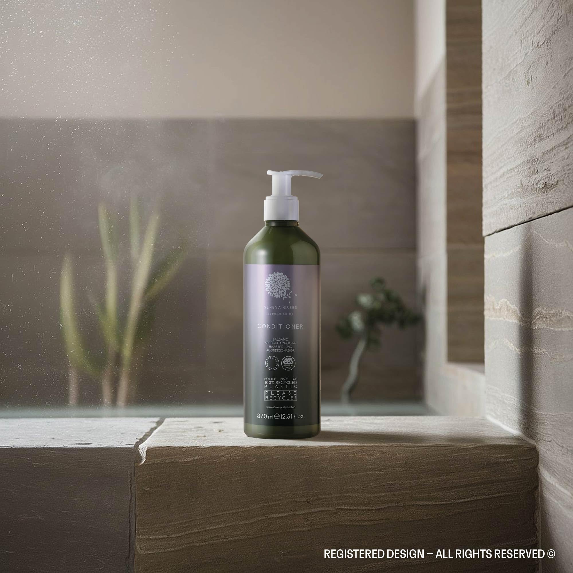 18 Pack Conditioner (370ml Each) in Eco-Friendly Recycled PET Bottles with Sealed Pump - Perfect for Salons, Spas & Home Hair Care Routines