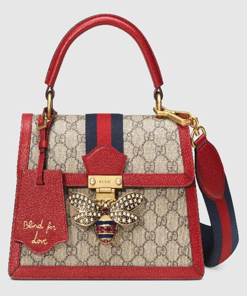 Gucci Queen Margaret GG Small Top Handle Bag in Red - Luxury Leather Handbag for Women, Perfect for Work, Parties & Everyday Use