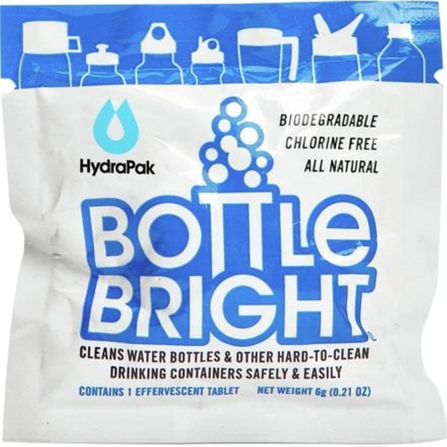 Hydrapak Hydration Reservoir Cleaning Kit - Blue, One Size (A145) - Perfect for Hiking, Camping & Outdoor Adventures