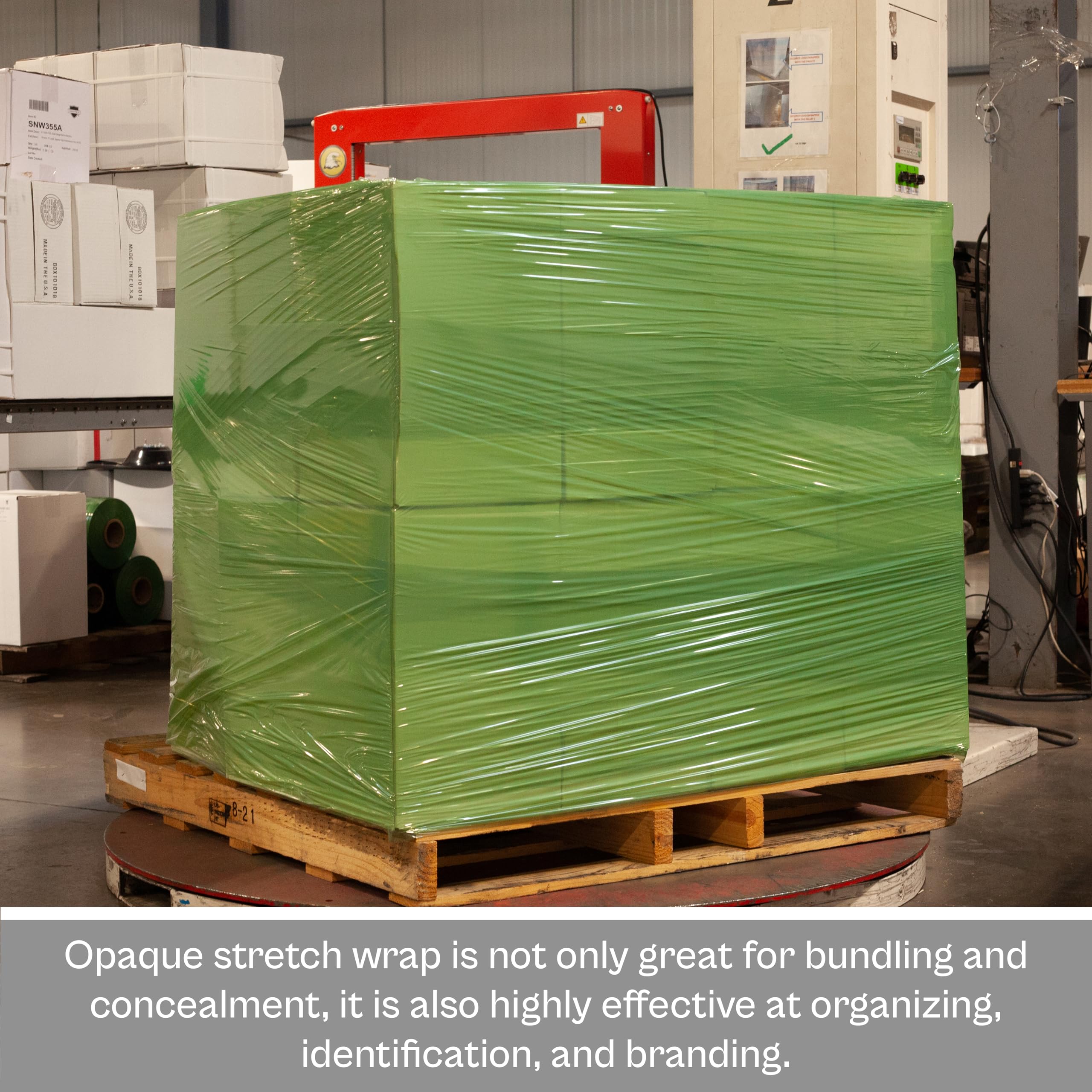 MMBM Dark Green Tinted Stretch Wrap Film - 18