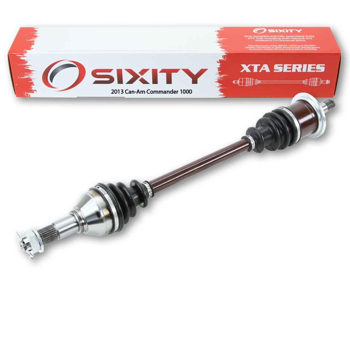 Sixity 2013 Can-Am Commander 1000 4X4 Front Left XTA Axles Driver LTD Replacement - Compatible with ATV UTV Off-Road Vehicles - Perfect for Trail Riding, Hunting & Farm Work
