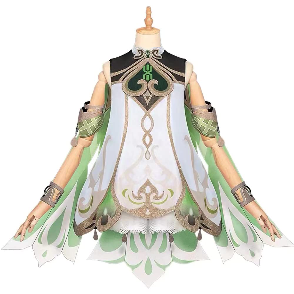 Genshin Impact Nahida Cosplay Costume Set - Anime Cosplay Outfit for Halloween, Comic Con & Themed Parties | Perfect for Cosplay Events, Halloween Dress Up & Anime Conventions