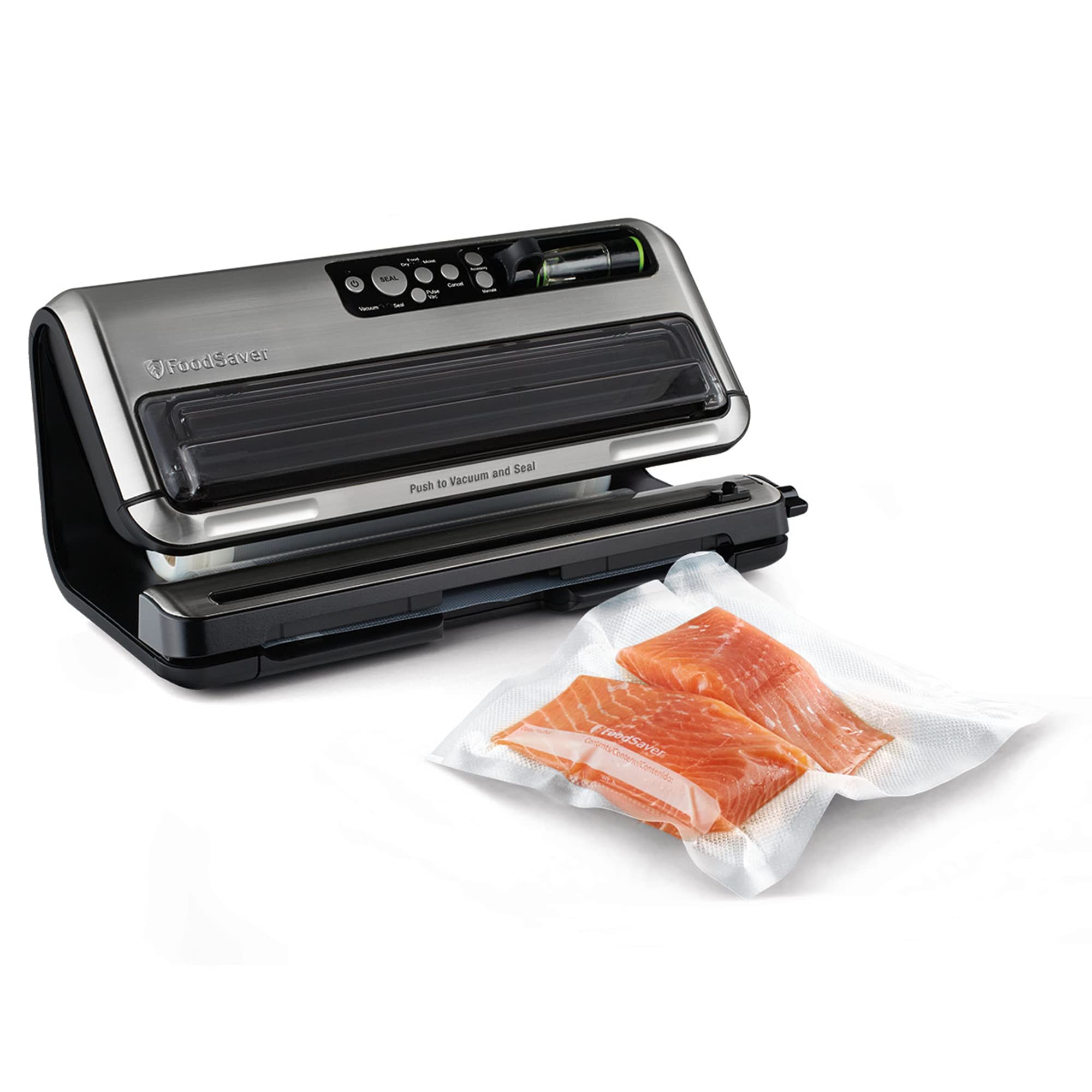 FoodSaver FM5460 2-in-1 Automatic Vacuum Sealer Machine with Starter Kit - Large Capacity Food Preservation System for Freshness | Perfect for Meal Prep, Sous Vide & Freezer Storage