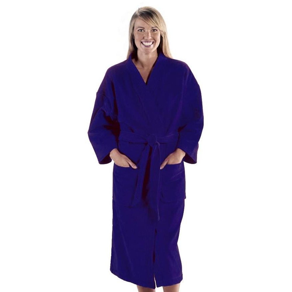 Soft & Luxurious Terry Kimono Robe for Women & Men - Cozy Loungewear for Spa, Yoga & Relaxation at Home