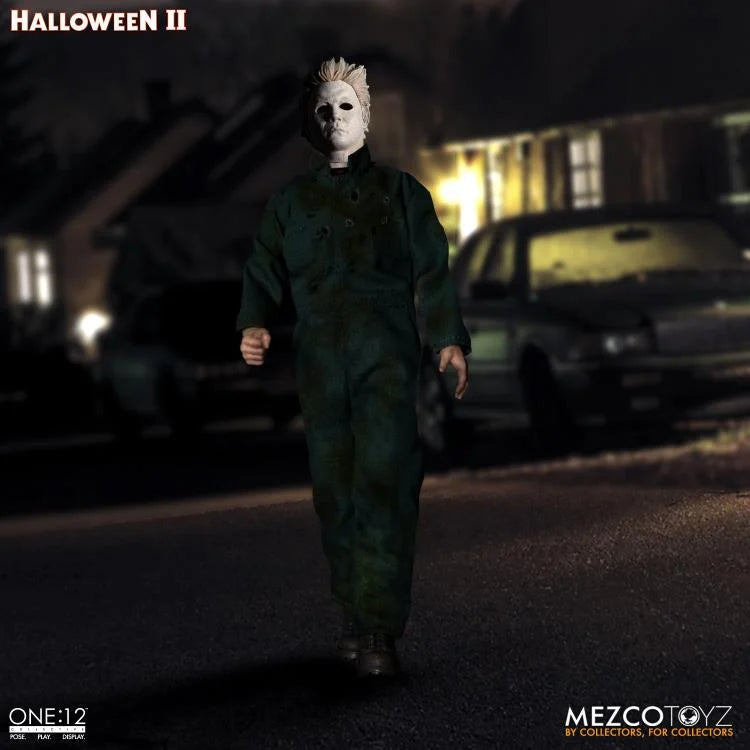 Halloween II One:12 Collective Michael Myers Action Figure - Premium Collectible for Horror Fans & Movie Enthusiasts - Perfect for Display, Cosplay, and Halloween Decorations