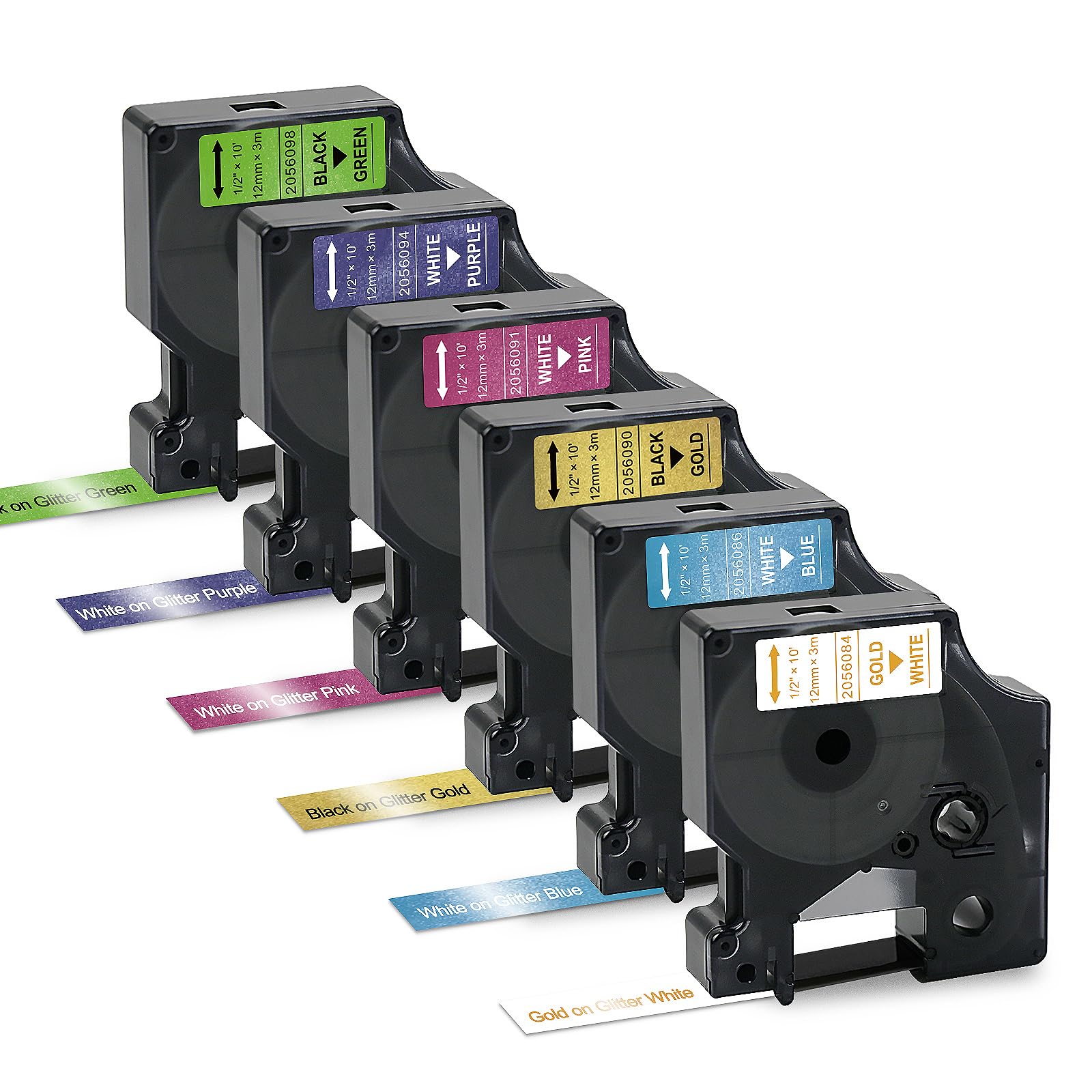 DYMO COLORPOP Compatible Label Tape Refills - 12mm (0.47