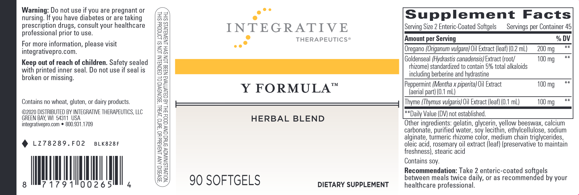 Best Yeast Formula Supplement for Digestive Health & Immune Support - Ideal for Baking, Gut Health & Wellness