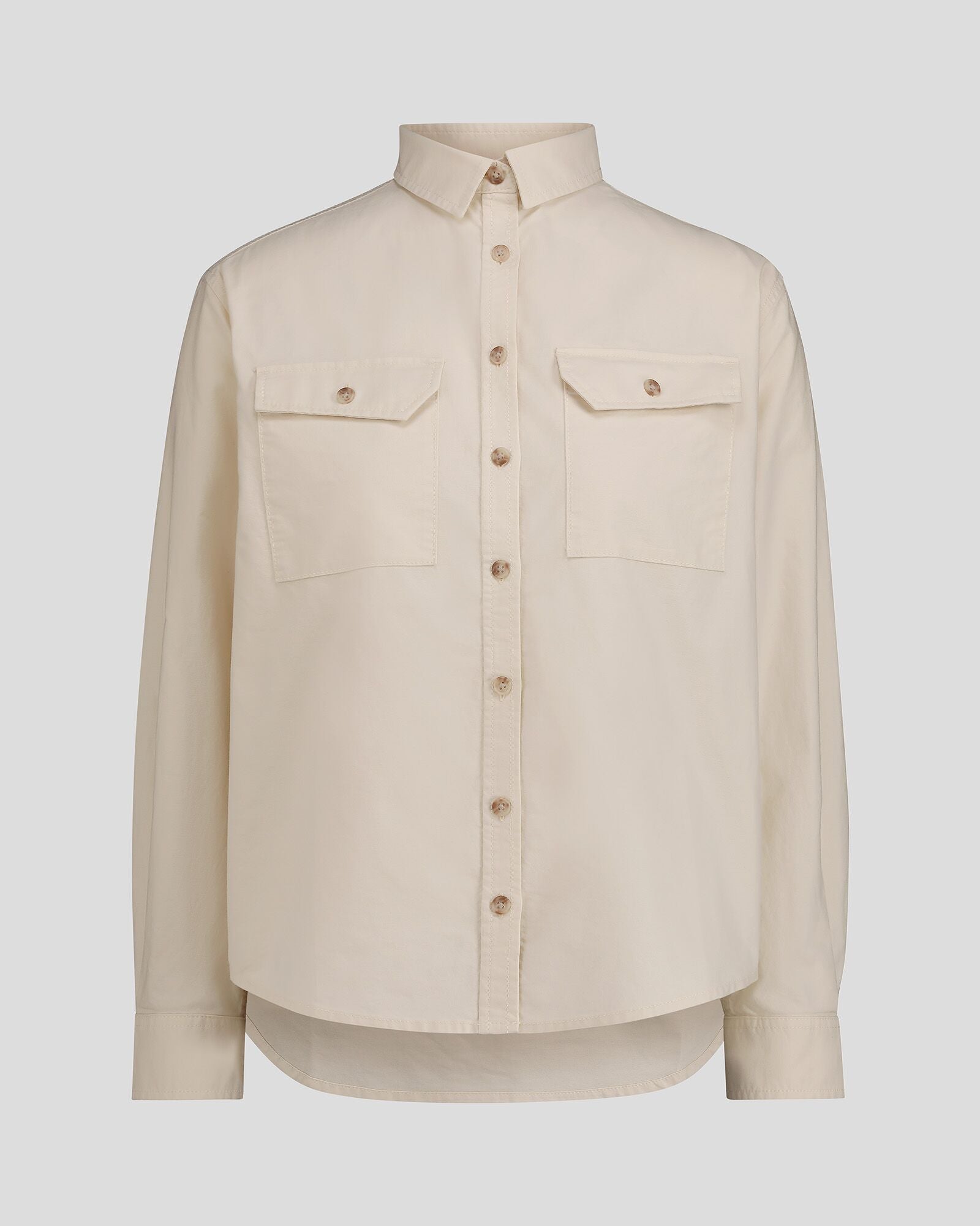 Vander HT Women's Long Sleeve Casual Shirt - Soft Natural Cotton Top for Everyday Wear, Office & Outfits