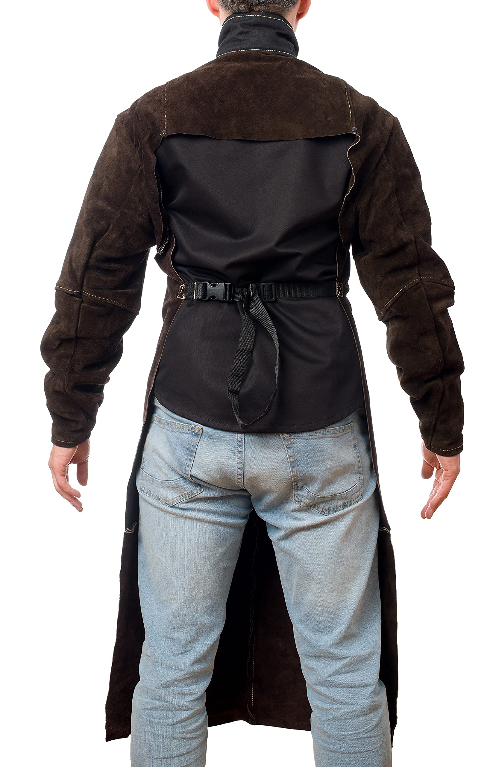 Waylander 2-Piece Split Leather Welding Jacket with Detachable 37