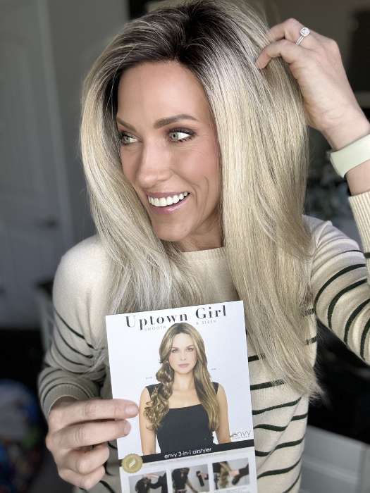 3 in 1 Hair Dryer Brush & Volumizer - Hot Air Styler for Blowout & Curling - Perfect for Home & Salon Use