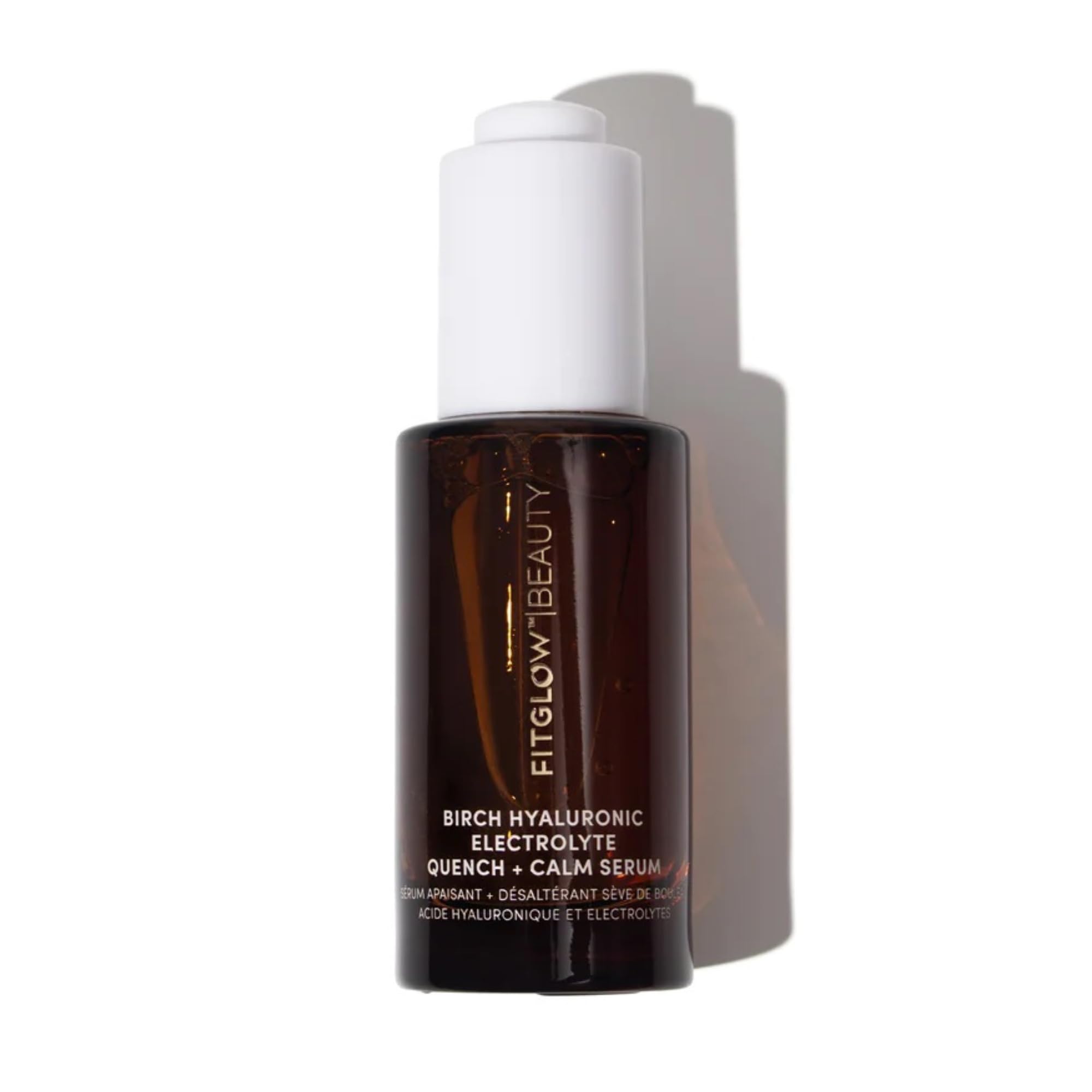 FITGLOW Beauty - Birch Hyaluronic Electrolyte Quench + Calm Serum | Vegan, Cruelty-Free, Woman-Owned Clean Skincare (1 fl oz | 30 ml) - Hydrating Face Serum for Dry, Sensitive Skin | Day & Night Moisturizer