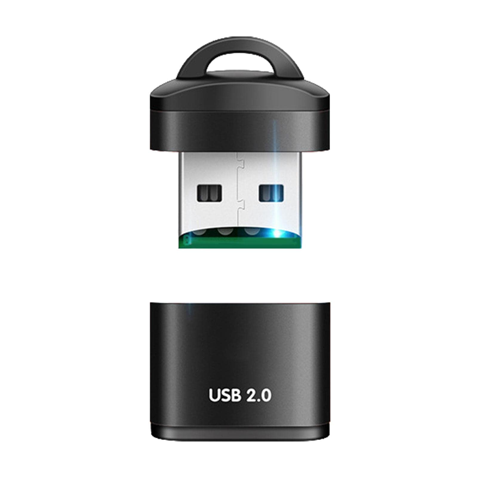 High Speed USB 2.0 Card Reader - Micro SD/TF Memory Card Adapter for Computer, Laptop, Car, Speaker | Portable Data Transfer Device for Photos, Videos & Music Backup
