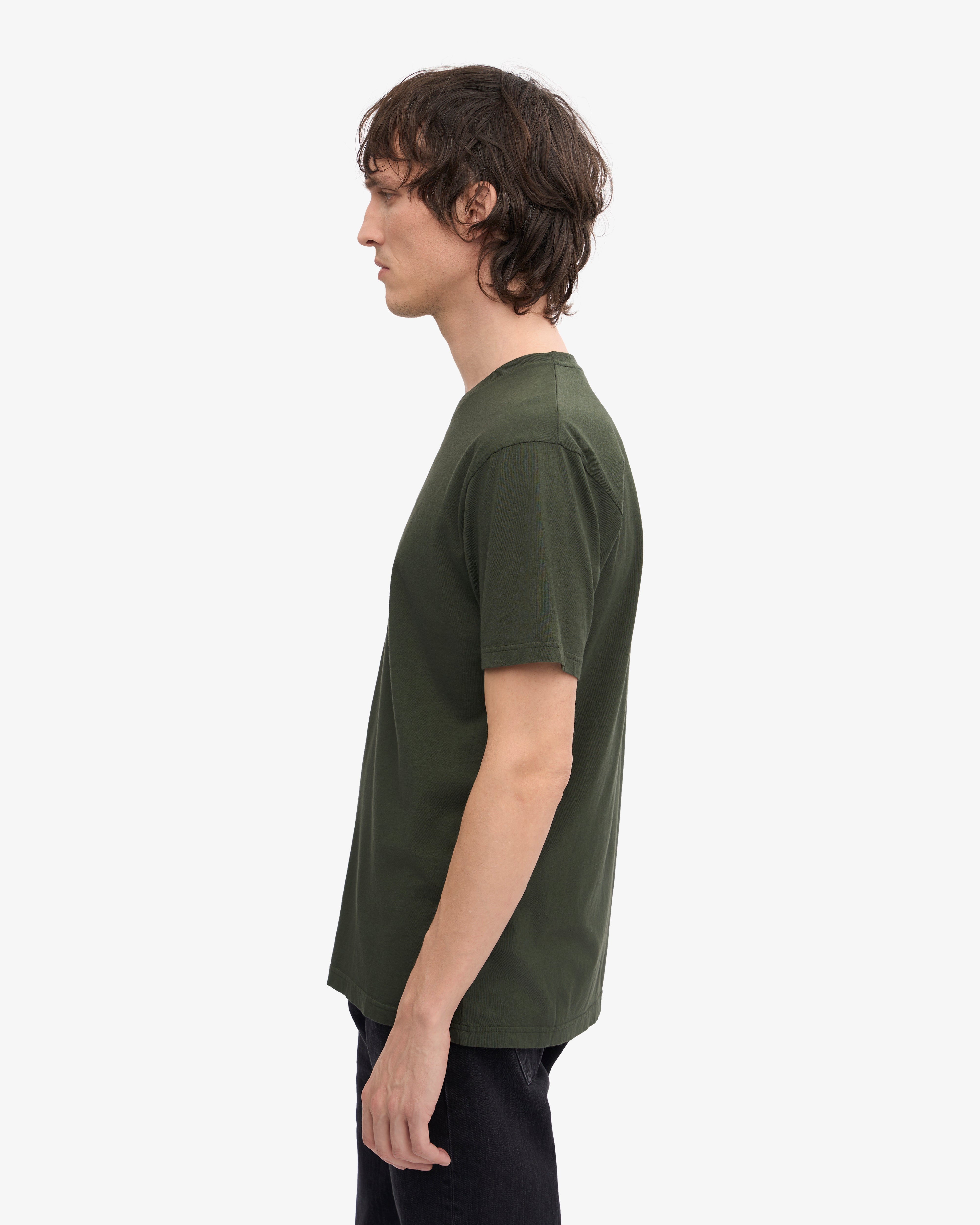 Classic Organic Cotton T-Shirt - Hunter Green | Eco-Friendly & Comfortable for Everyday Wear | Perfect for Casual Outfits, Workouts & Relaxing at Home