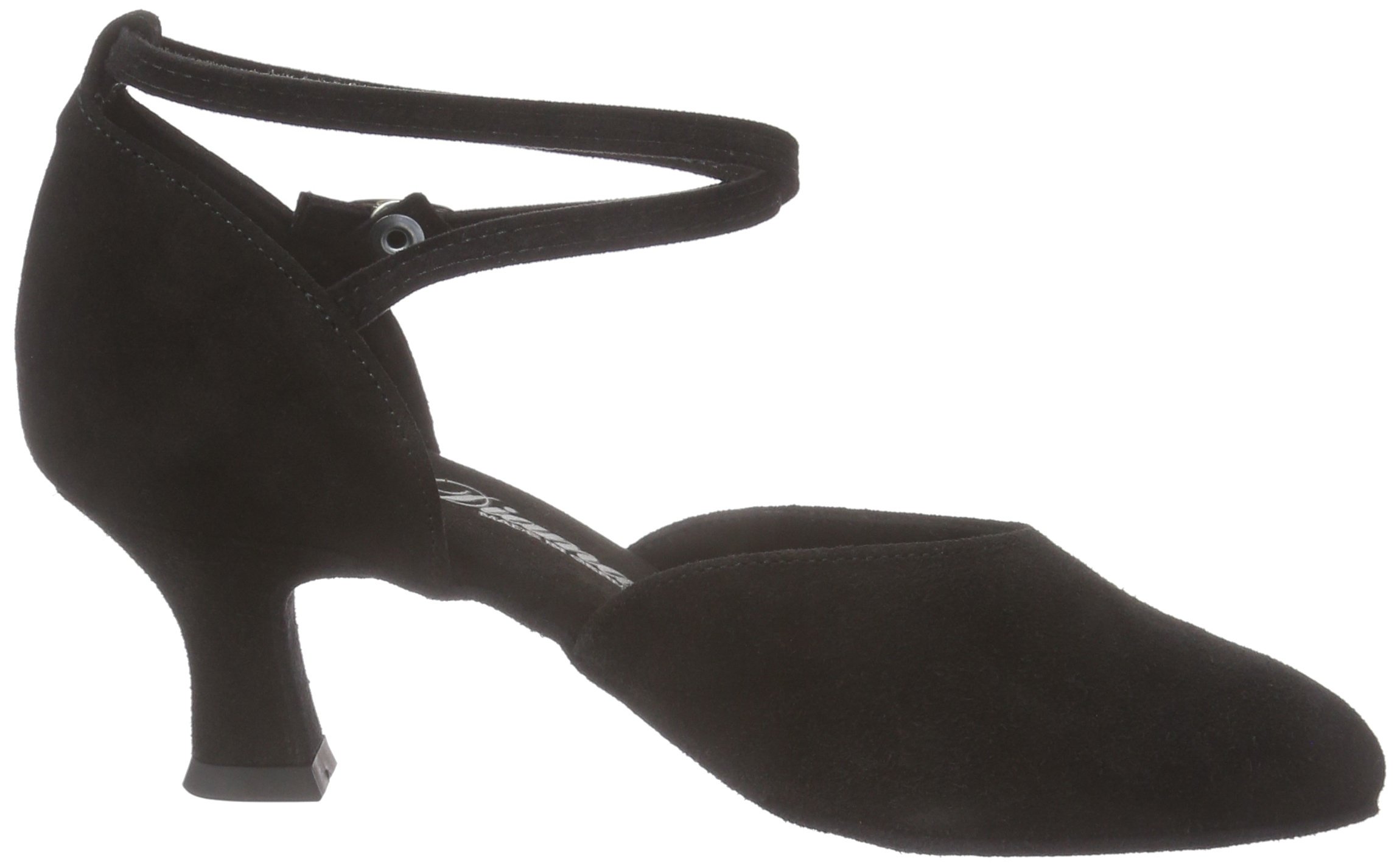 Elegant Black Ballroom Dance Shoes for Women - Size 8 | Professional Latin & Standard Dance Shoes for Competition & Social Dancing