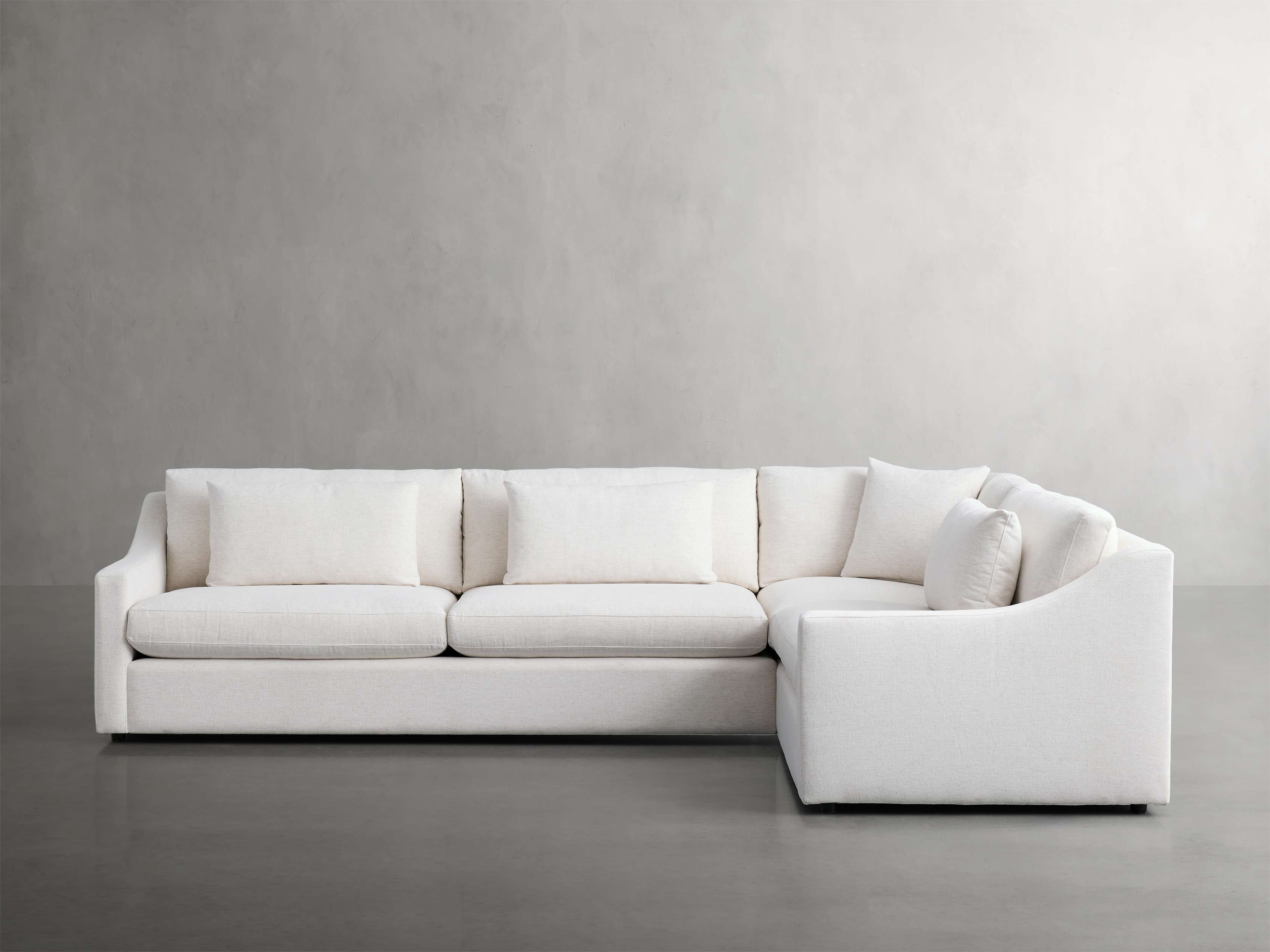 Ashby Two Piece Sectional Sofa Set - Modern L-Shaped Couch with Chaise Lounge for Living Room, Family Room & Home Theater Comfort